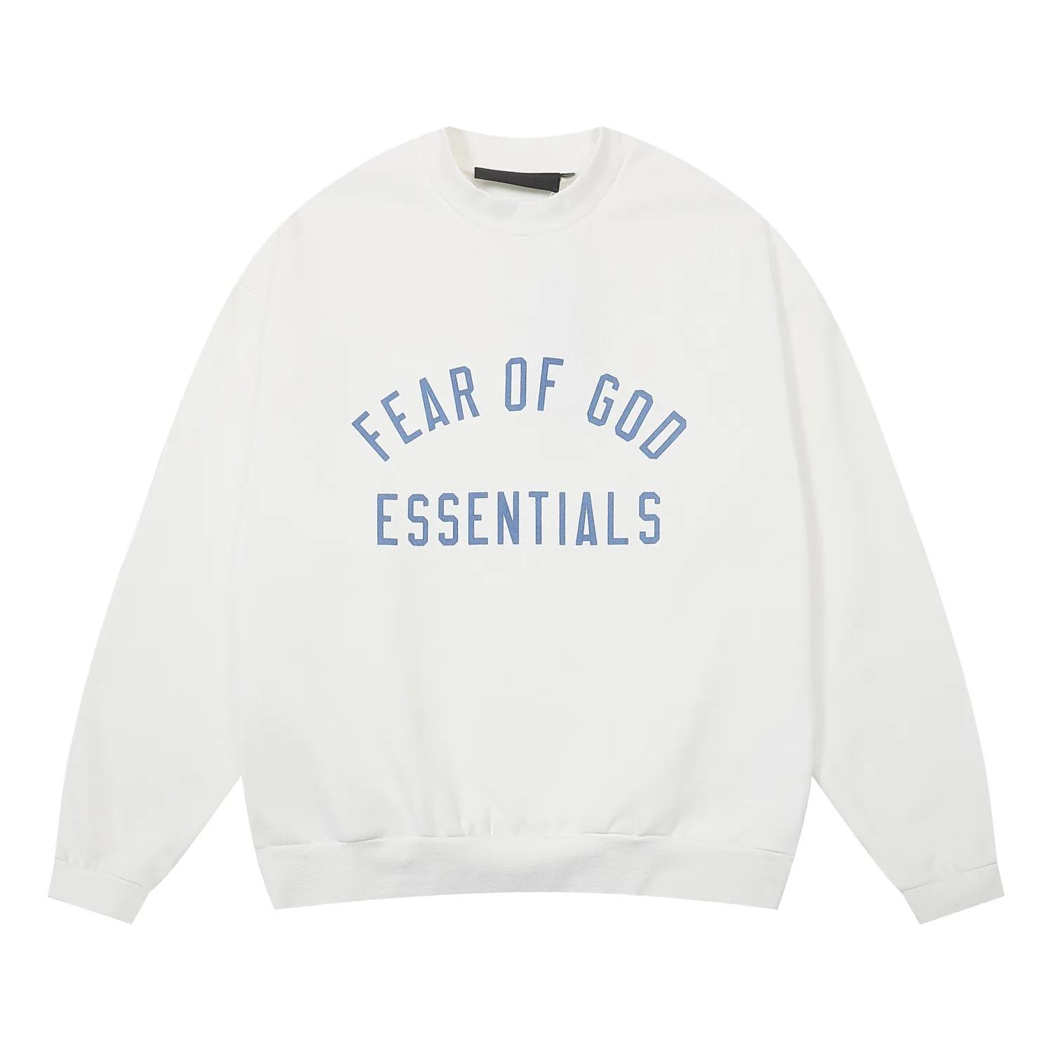 Fear of God Essentials Fall 24 BACK TO SCHOOL Series Fleece Crewneck Logo ：Y # ：Black Gray White Sizes：S M L XL